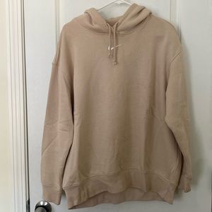 NIKE Cream / Tan Phoenix Fleece Hoodie